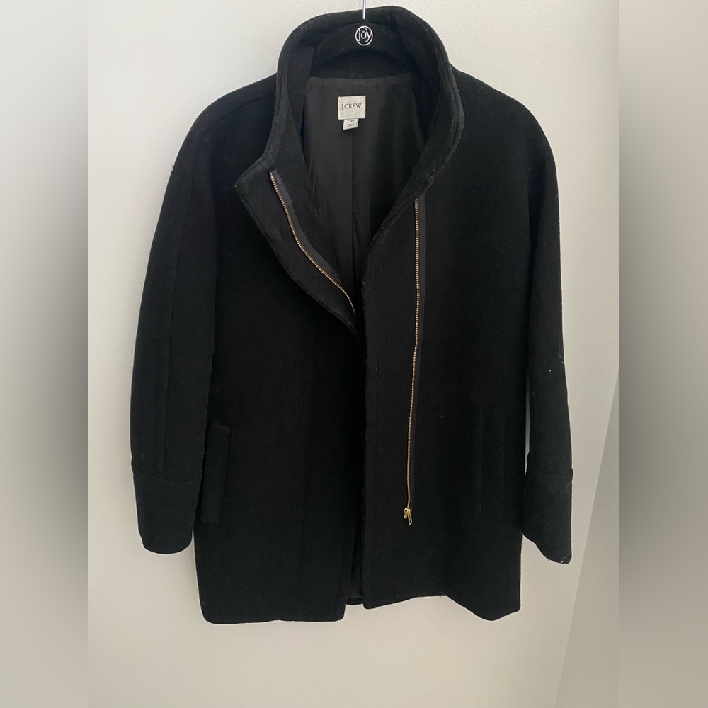 J. Crew Black Coat